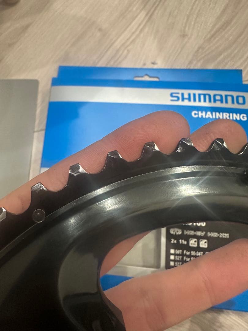 【ほぼ未使用】デュラエース9100 チェーンリング54t