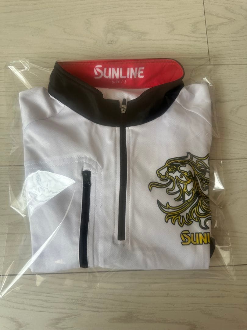SUNLINE ハーフジップ シャツ　Lサイズ　サンラインSUW-04201CW