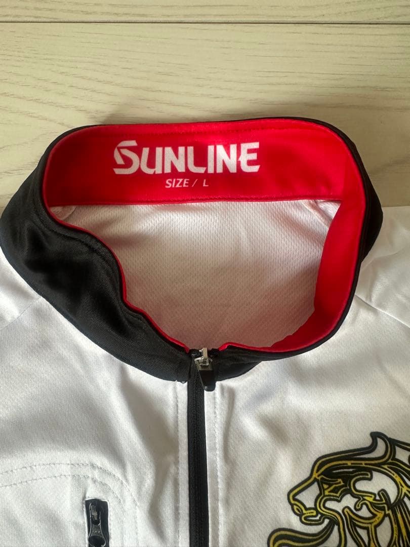 SUNLINE ハーフジップ シャツ　Lサイズ　サンラインSUW-04201CW