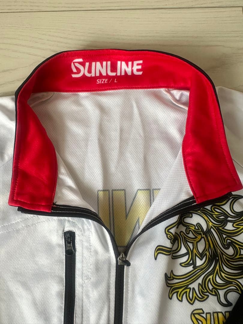 SUNLINE ハーフジップ シャツ　Lサイズ　サンラインSUW-04201CW