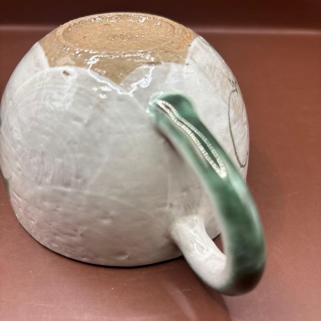 京焼　清水焼　陶あん　マグカップ　コーヒーカップ　テッセン　鉄線花
