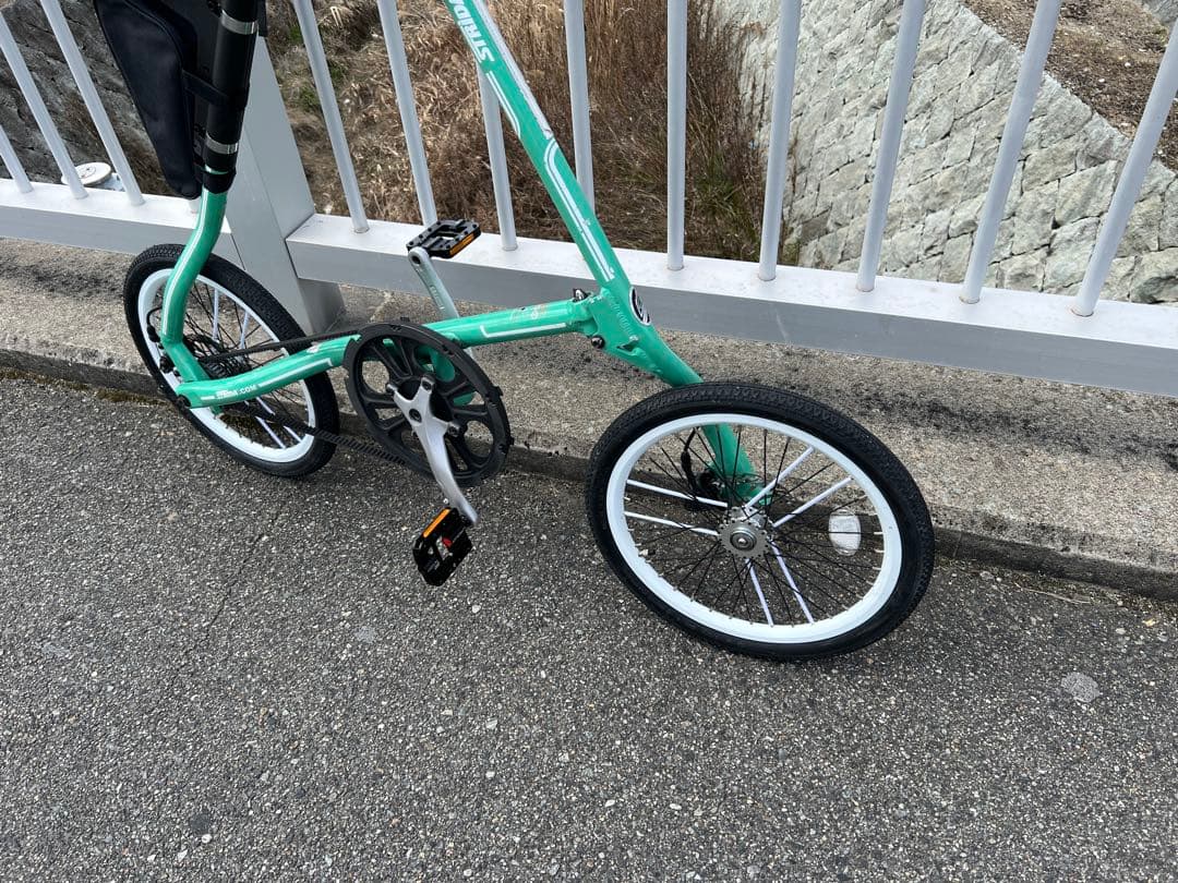 【期間限定価格】STRIDA SX 折りたたみ自転車 ミントグリーン　カスタム