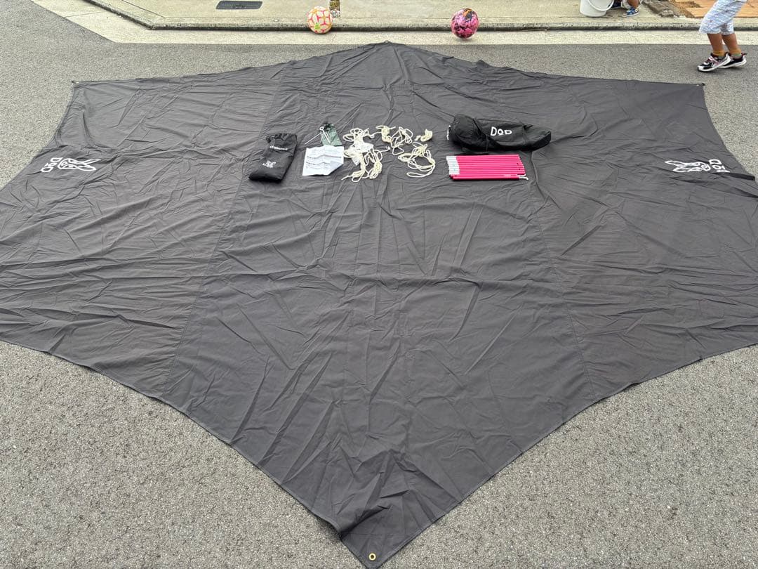 DOD ヘーキサタープ　ALL RIGHT TARP 黒