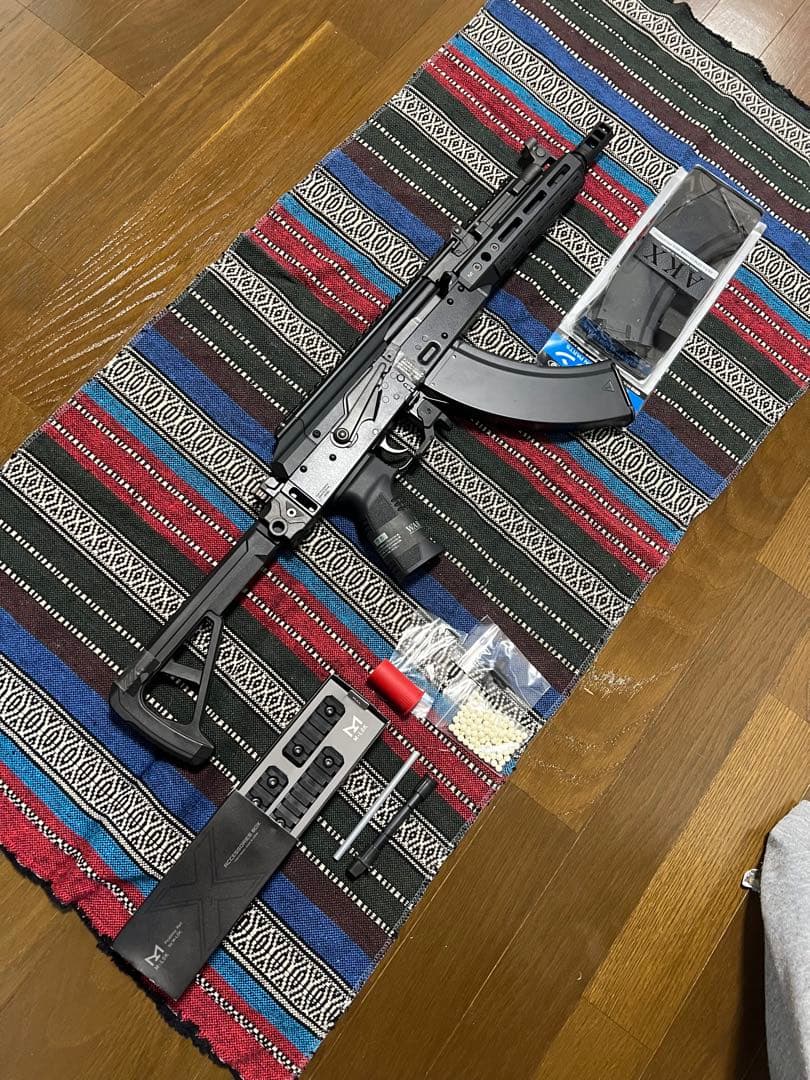 東京マルイ AKX エアガン スペアマガジン付き