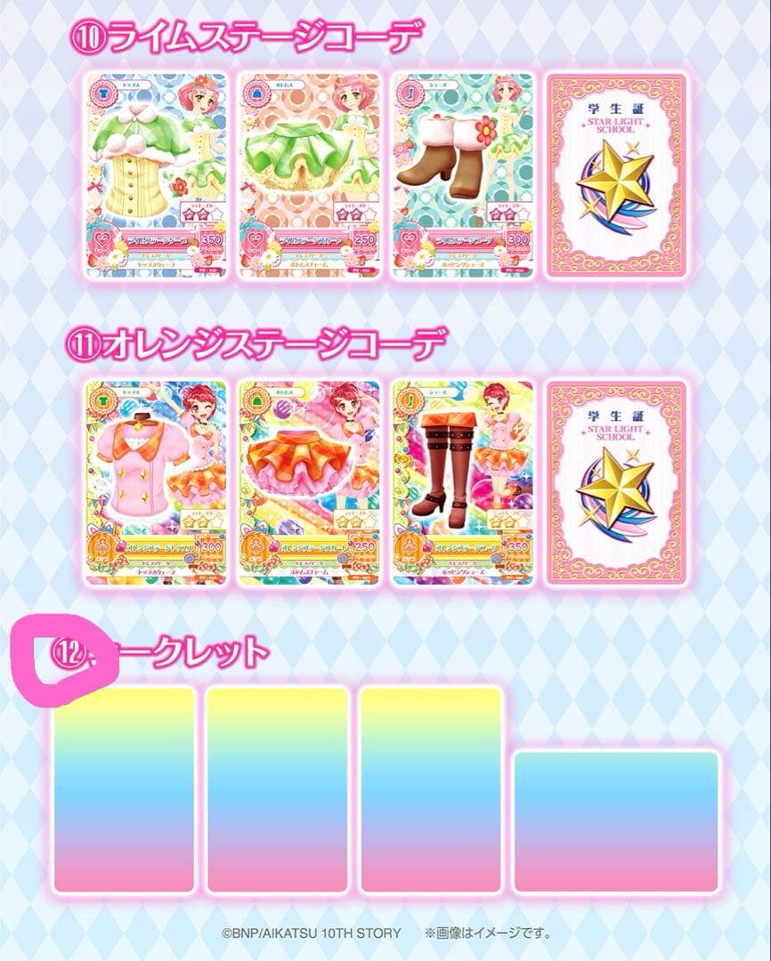アイカツ びっくらたまご 4種類セット