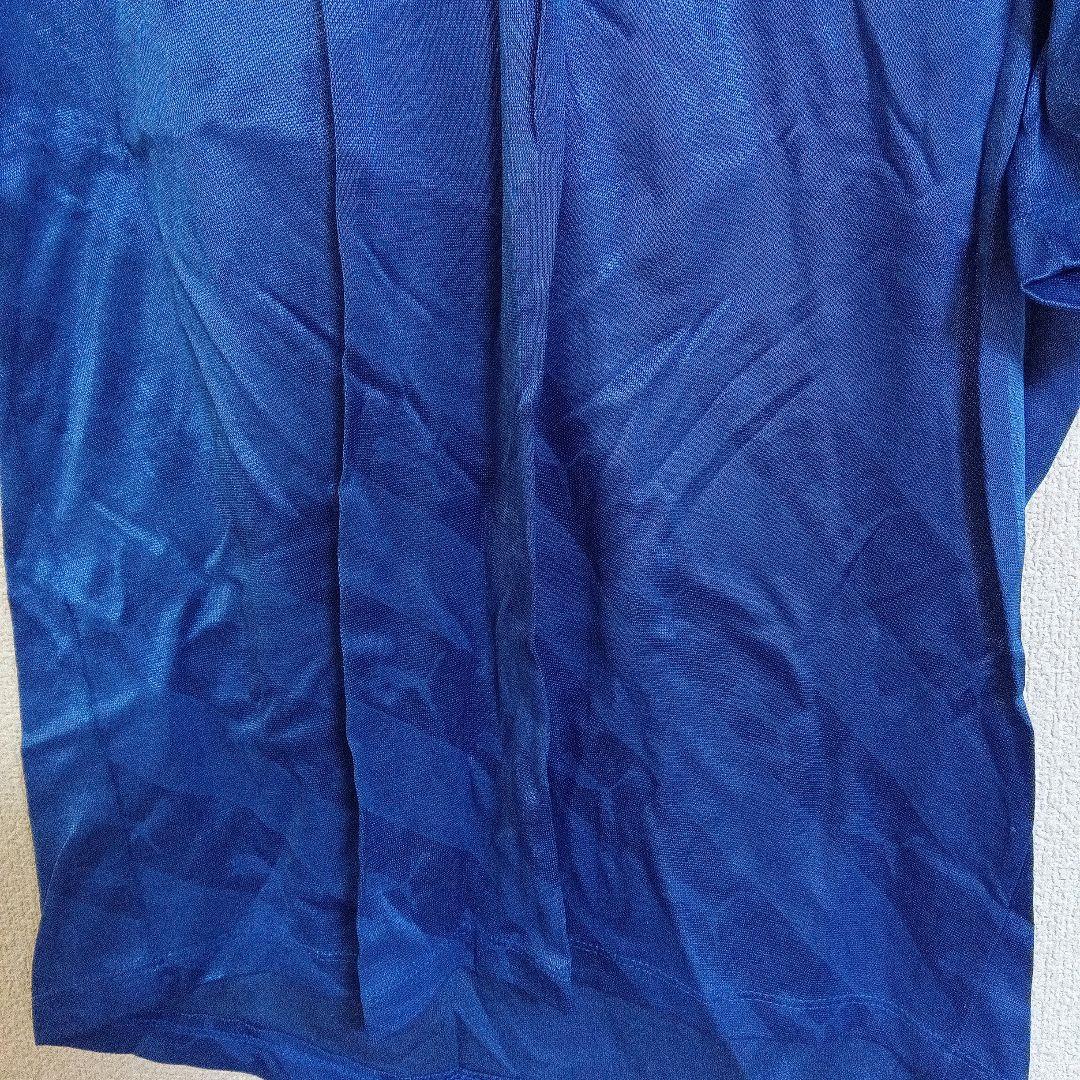 古着　ヴィンテージ　PUMA Temps&Co. 青シャツ