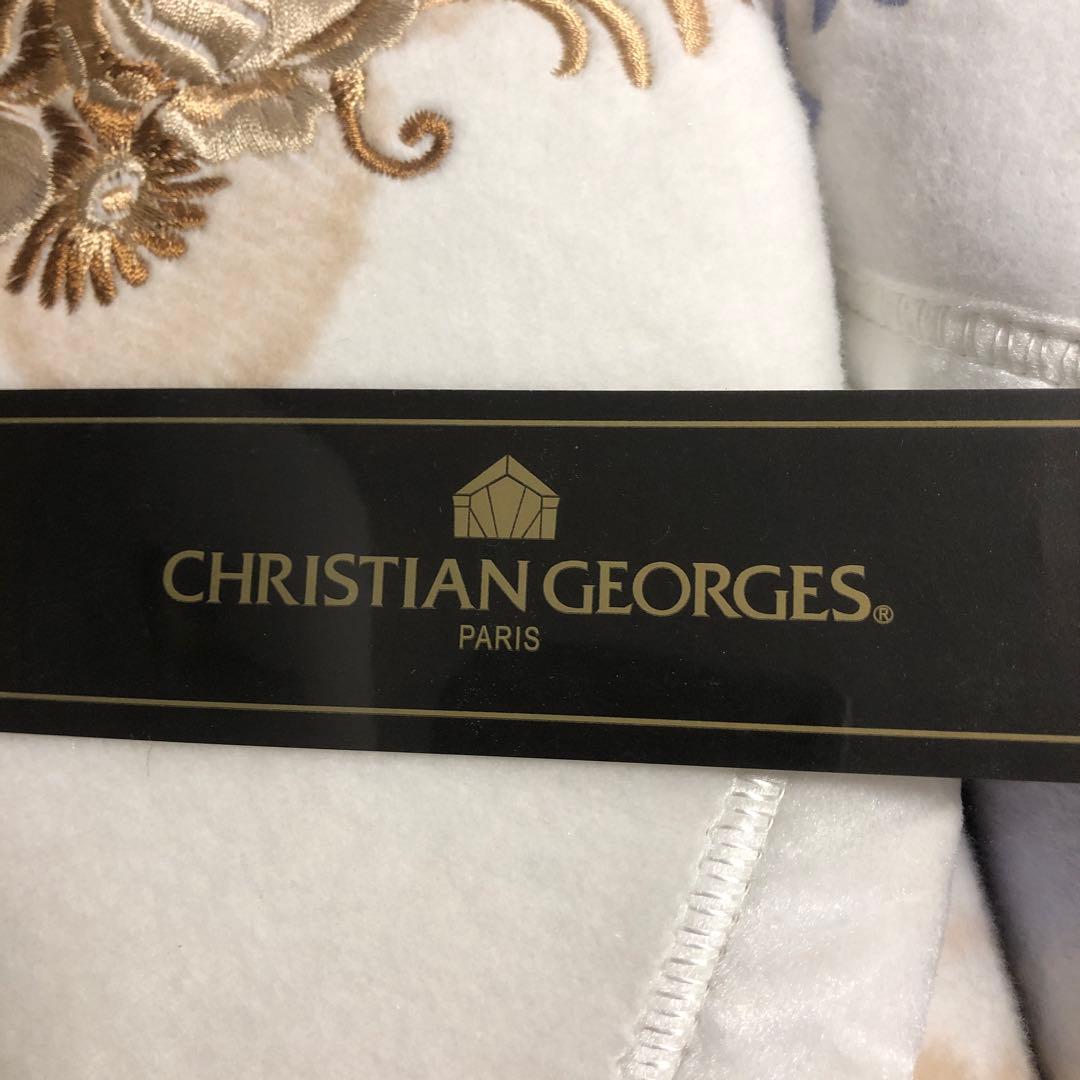CHRISTIAN ES 綿毛布2枚セット