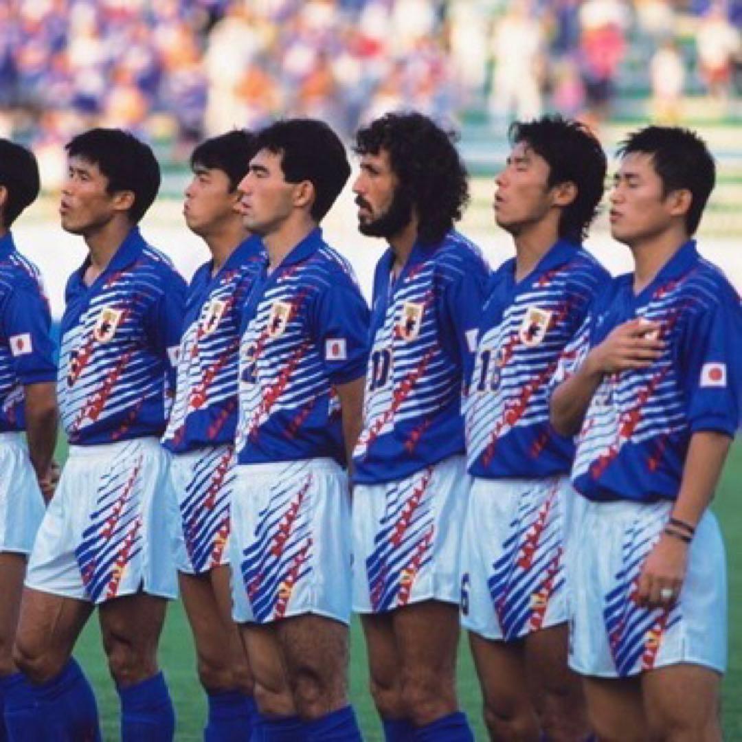 【★ドーハの悲劇】 古着 サッカー 日本代表 94年 レトロ ユニフォーム 人気