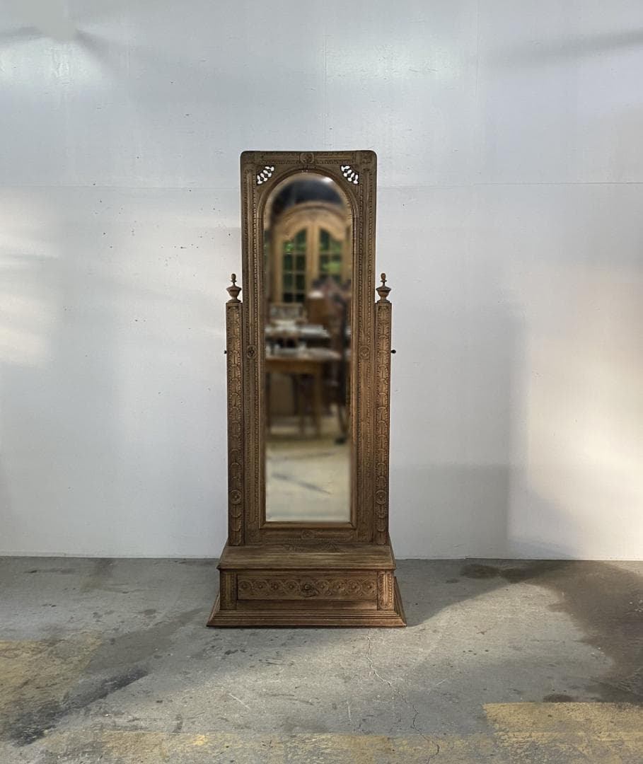 フランス アンティーク French Mirror ミラー 鏡 テーブル チェア