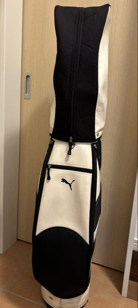 【PUMA プーマ】ゴルフ GOLF キャディバッグ ゴルフバッグ ホワイト