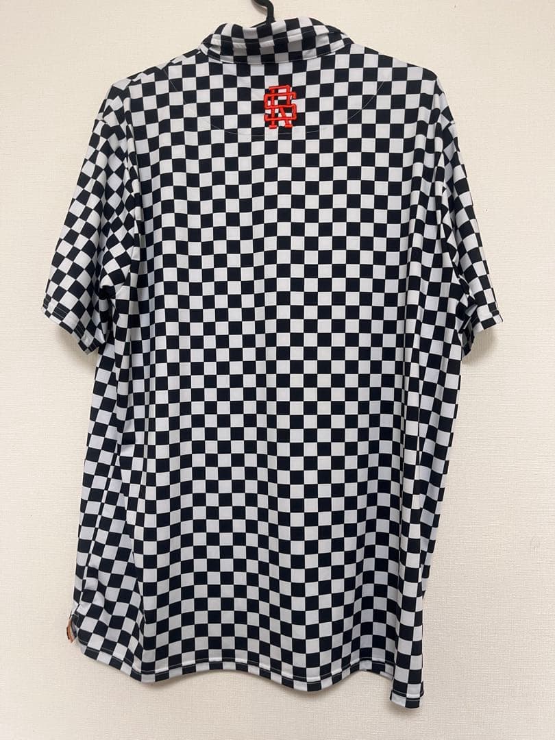 Rough and Swell チェッカーポロシャツ　ポロシャツ　ゴルフ　XL