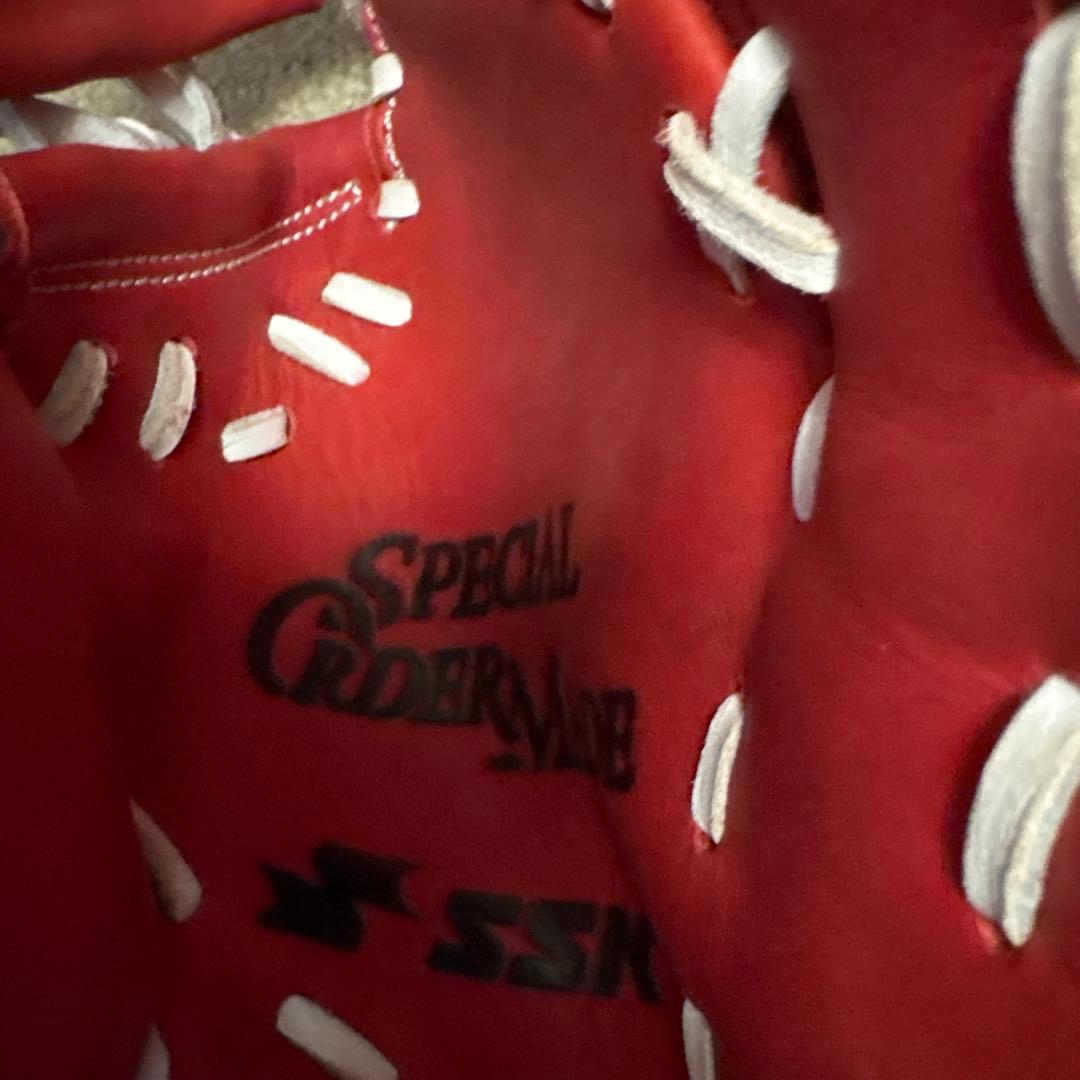 SSK SPECIAL ORDER MADE 軟式ファーストミット レッド