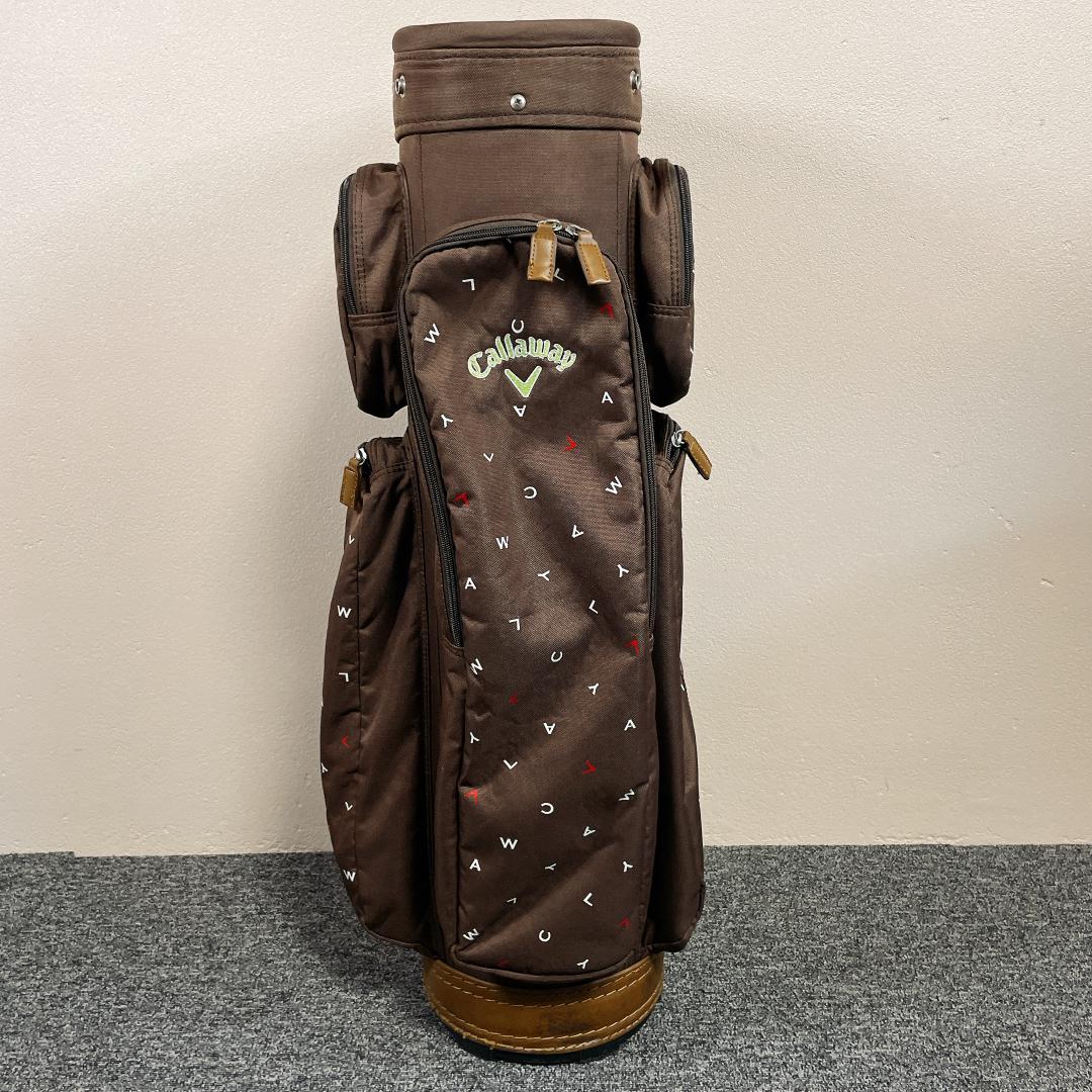 【美品】Callaway キャディバッグ ブラウン