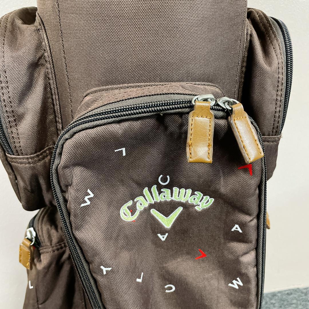 【美品】Callaway キャディバッグ ブラウン
