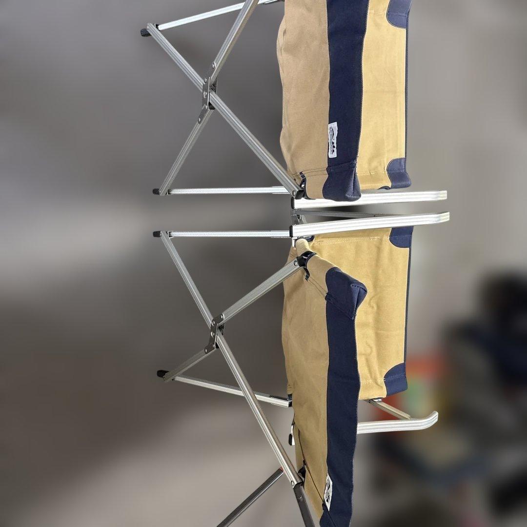 ADIRONDACK アウトドアチェア 2脚セット ベージュ ネイビー
