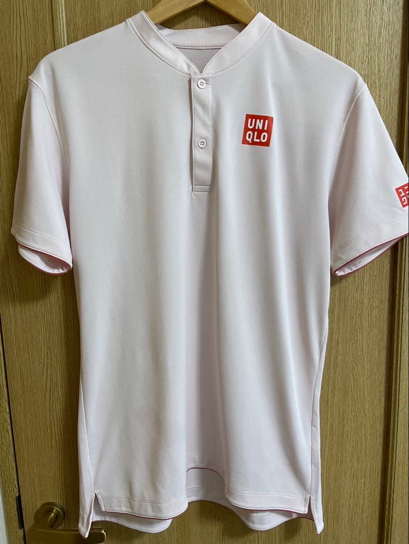 【ロジャー・フェデラー】UNIQLO ピンク ポロシャツ