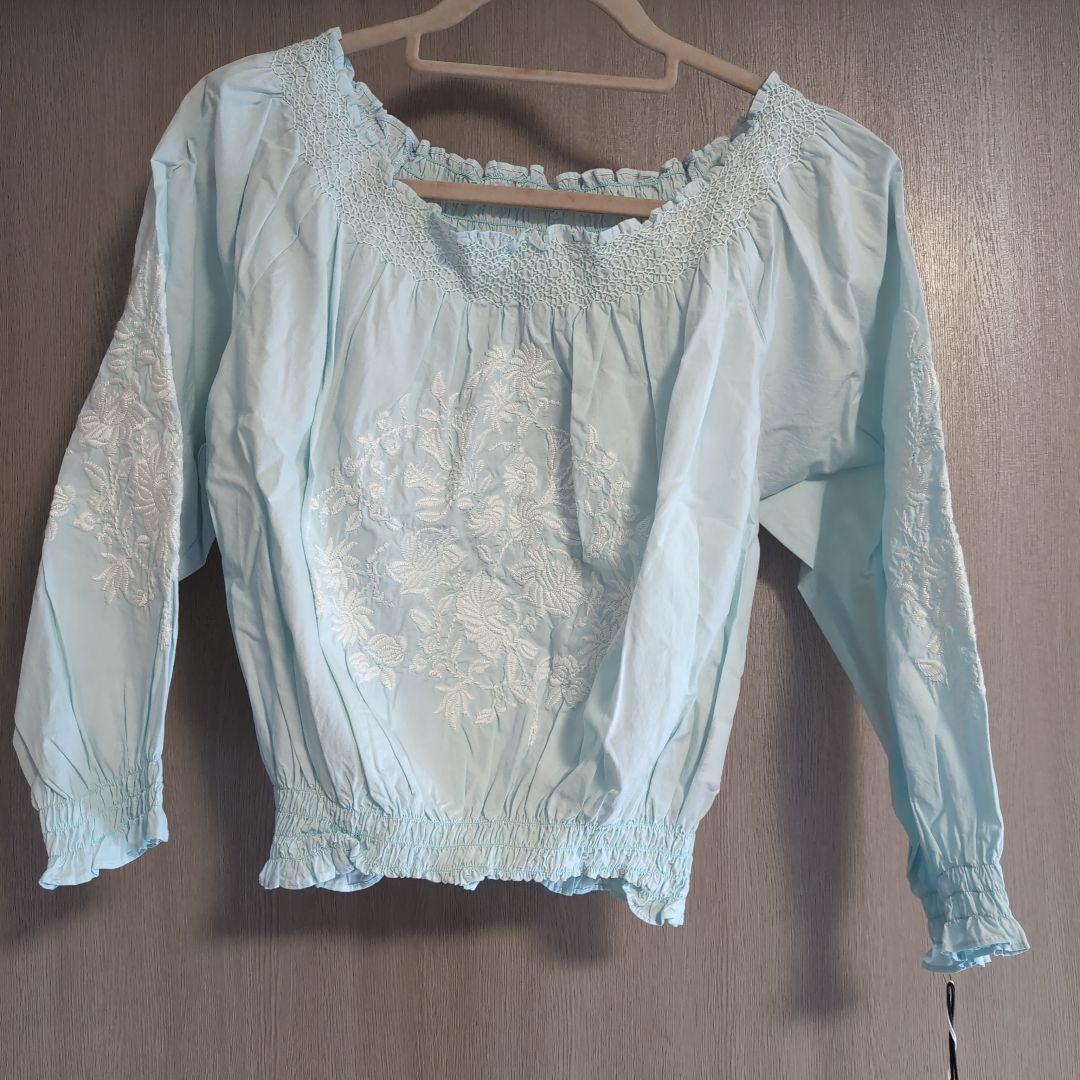 GRACE CONTINENTAL☆スモッキングフラワーTOP