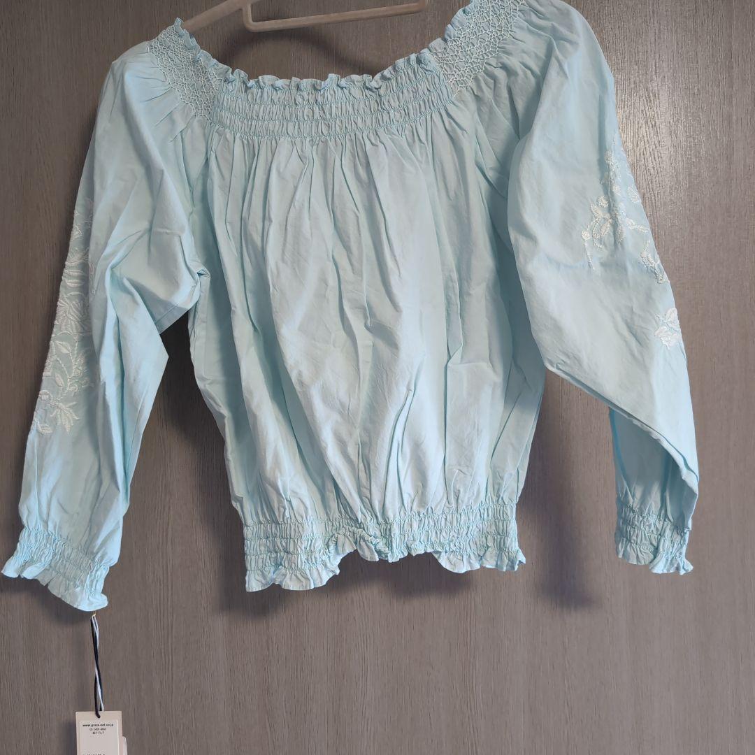 GRACE CONTINENTAL☆スモッキングフラワーTOP