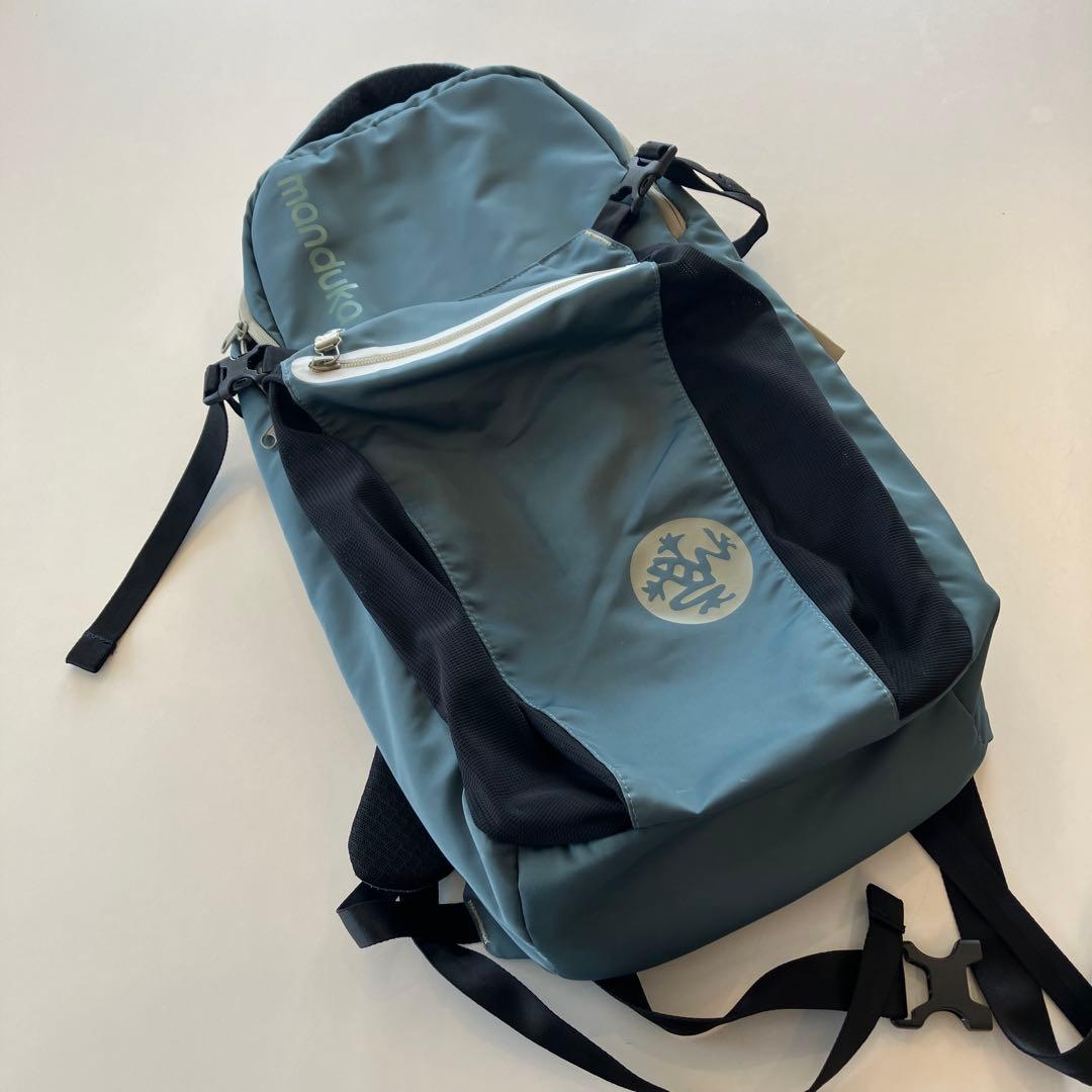廃盤　Manduka マンドゥカ リュック ヨガリュック　ヨガバッグ　ブルー系