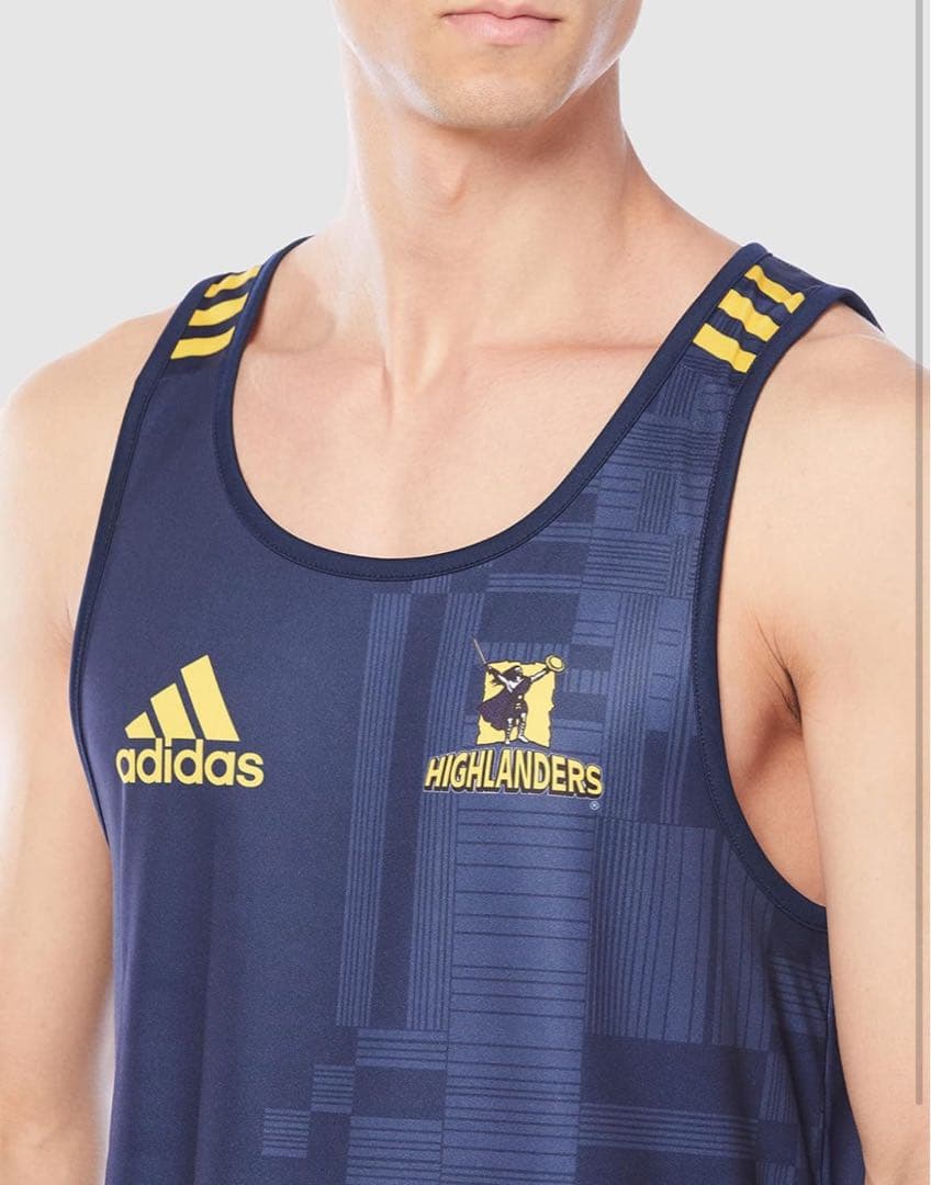 adidas ハイランダーズ スーパーラグビー タンクトップ XO