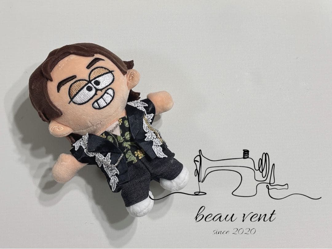 maru♡うちわ文字低価格さま専用　ぬい服　原嘉孝　ピンク　黒　２着セット