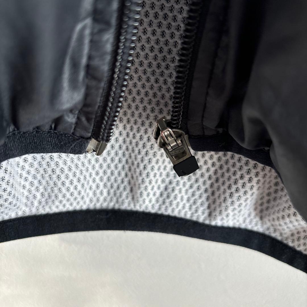 ナイキ NIKE ナイロンジャケット 上下セット L 黒白 セットアップ 汚れ
