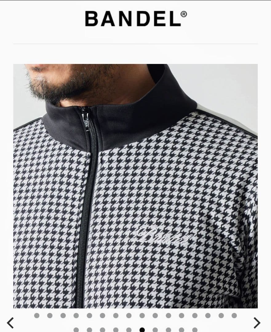 Baratti ハウンドトゥースジャケット XL