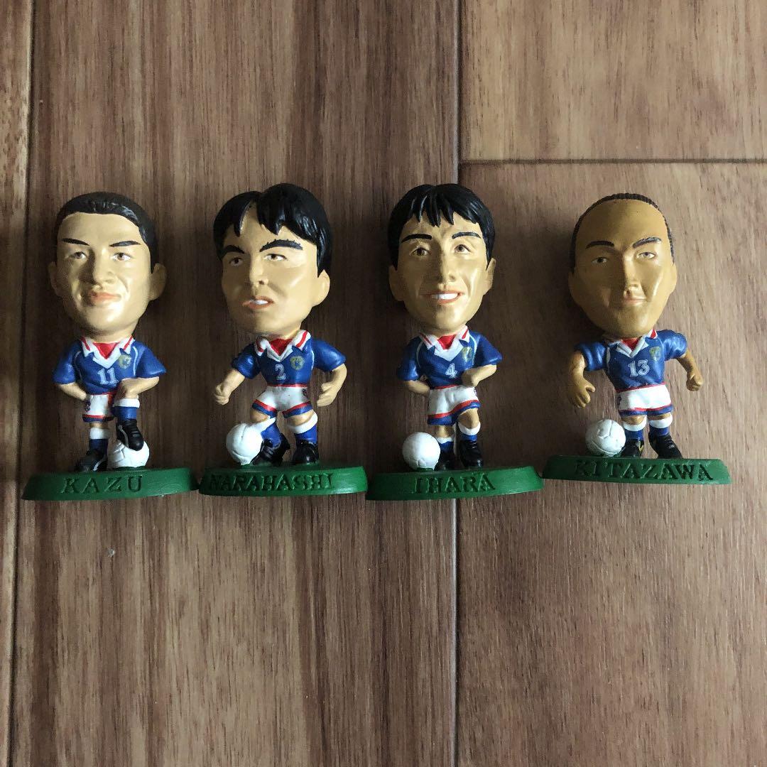 サッカー日本代表フィギュア三浦和良、名良橋、井原、北澤　中田、岡野、中山、柳沢