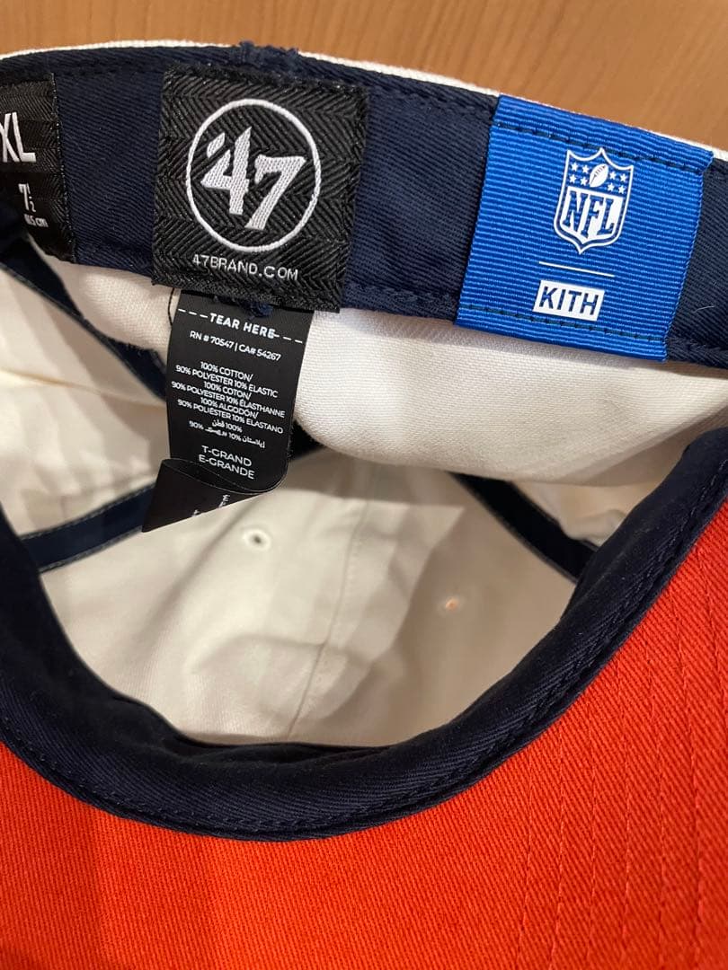 Kith ✖️47 NFLマイアミドルフィンズフランチャイズLSキャップ