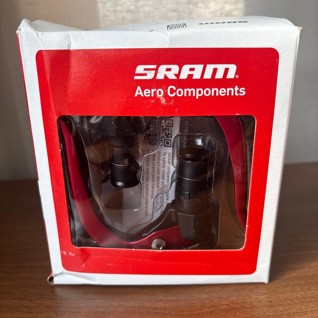 【未使用品】SRAM ブルホーン ブレーキレバー TT-500 レッド