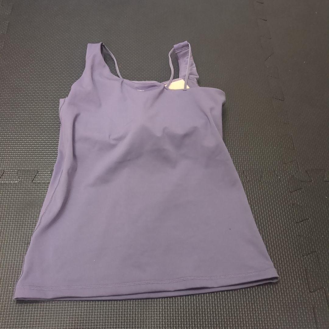 お値下【美品】SUKALA ツインクロスアシンメトリータンクトップ S　モーヴ