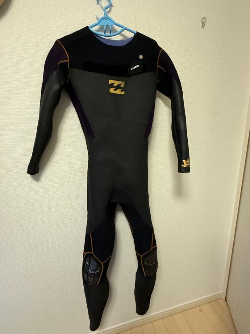 BILLABONG ビラボン　裏起毛　黒紫　ウエットスーツ