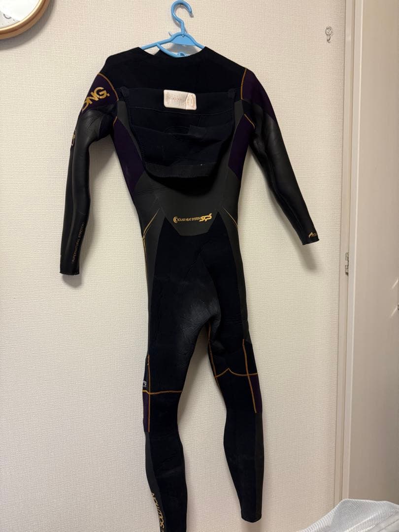 BILLABONG ビラボン　裏起毛　黒紫　ウエットスーツ