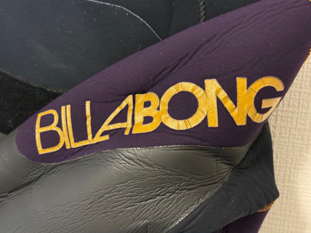 BILLABONG ビラボン　裏起毛　黒紫　ウエットスーツ