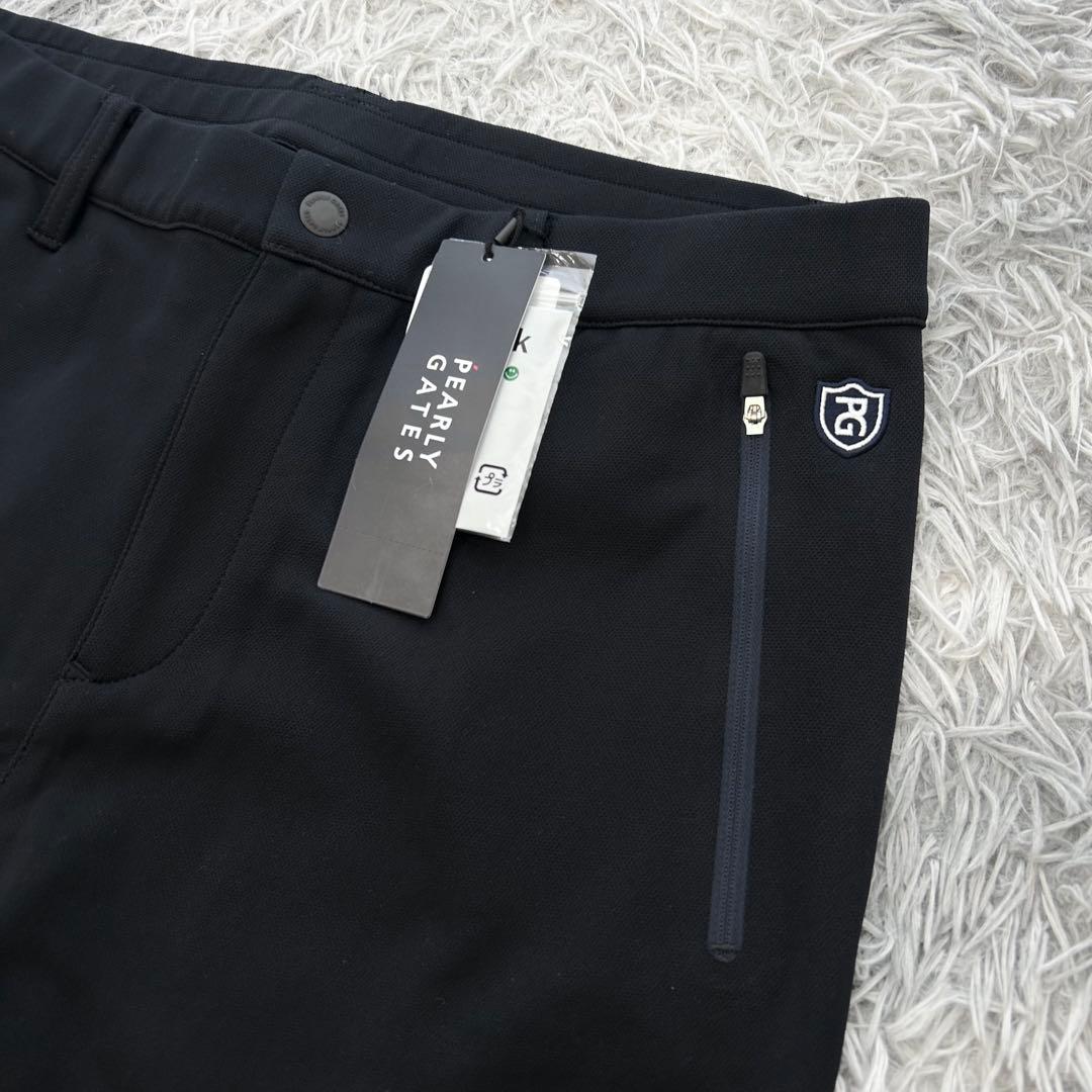 新品　パーリーゲイツ　パンツ　ストレッチ　テーパード　ネイビー　サイズ7