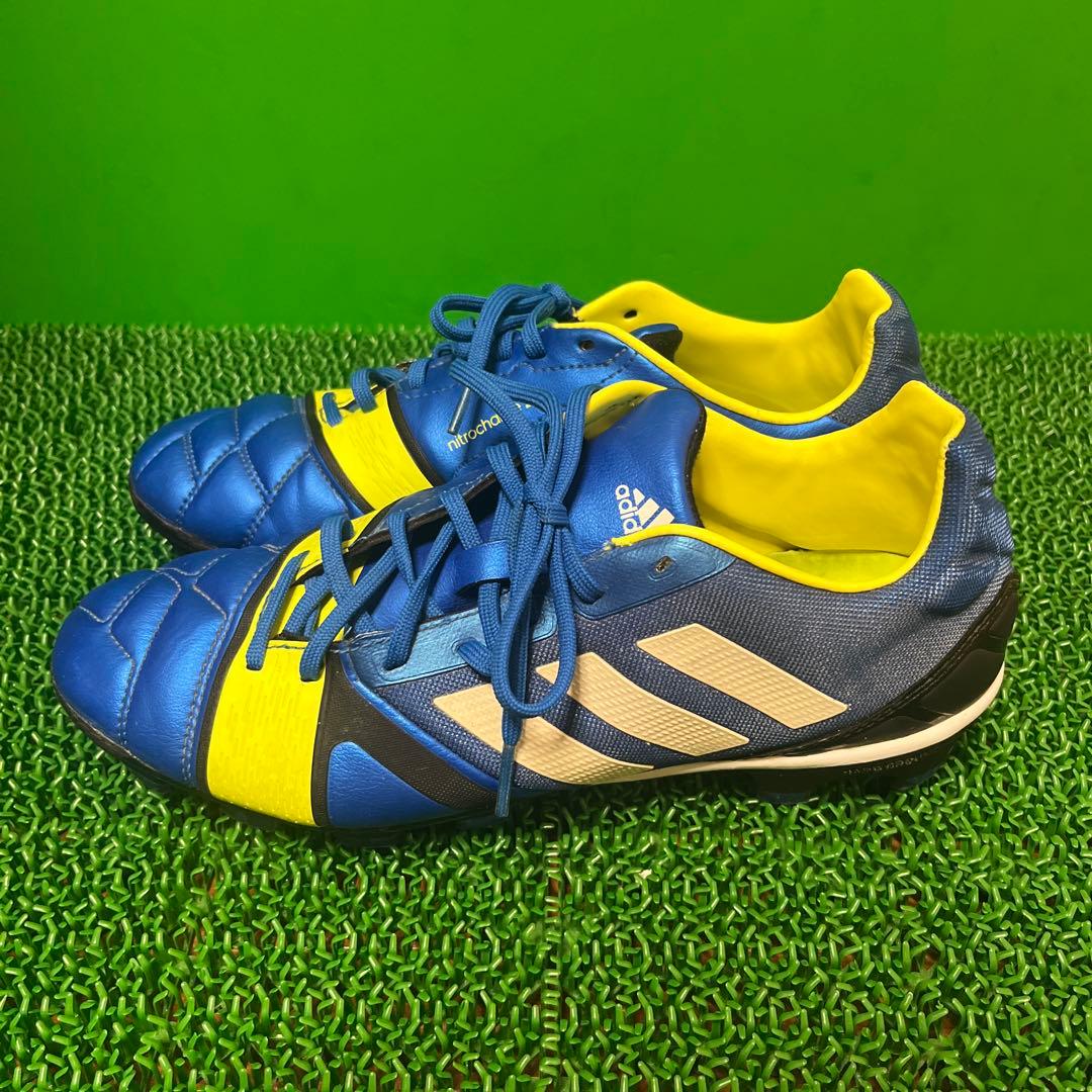 アディダスサッカースパイクナイトロチャージ2.0 TRXHG(ブルー×イエロー)