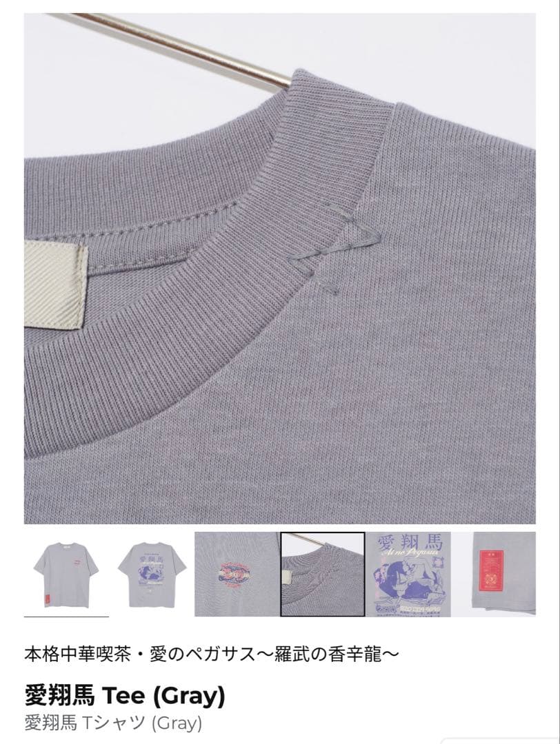 愛翔馬 Tee (Gray) M