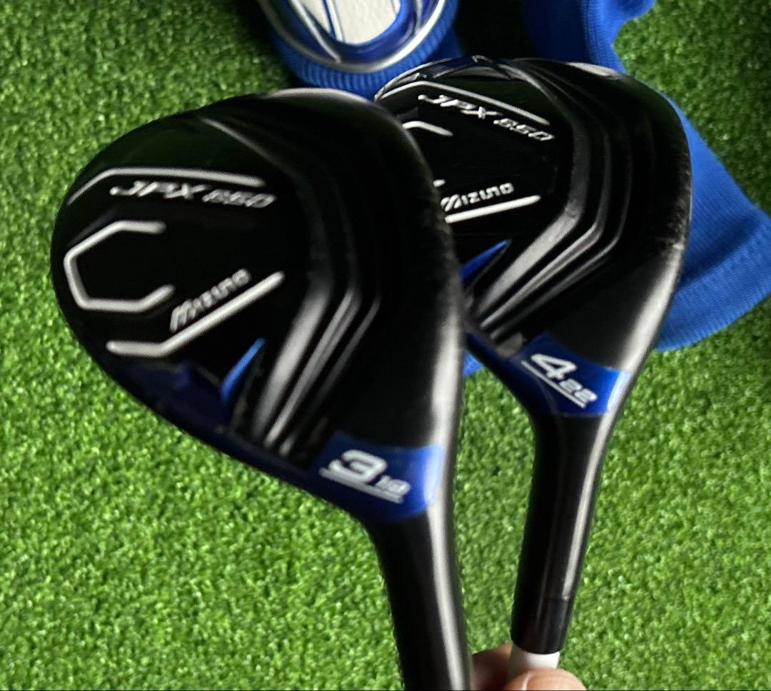 Mizuno JPX 850 ドライバー 、フェアウェイウッド、他の4本セット