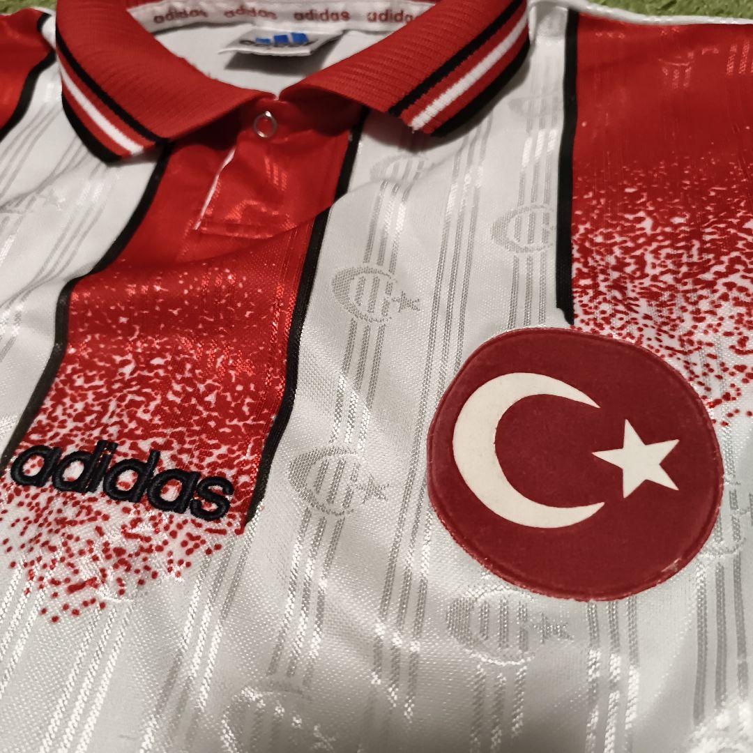 トルコ代表　adidas Turkey レプリカユニホーム Lサイズ　古着