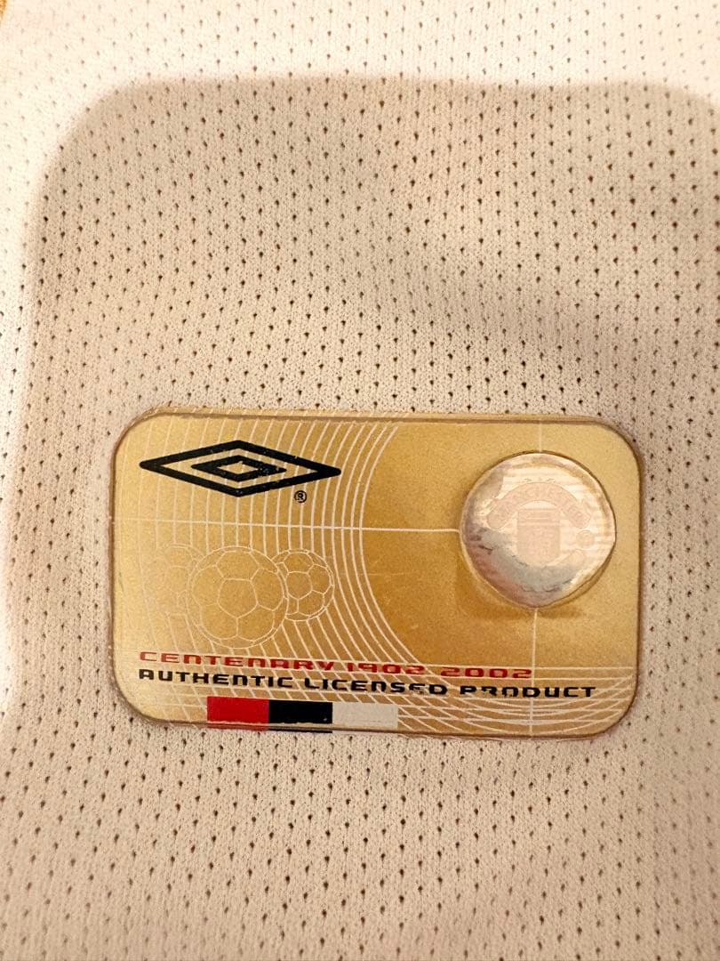 マンチェスターユナイテッド　100周年　サッカー　アンブロユニフォーム　Tシャツ