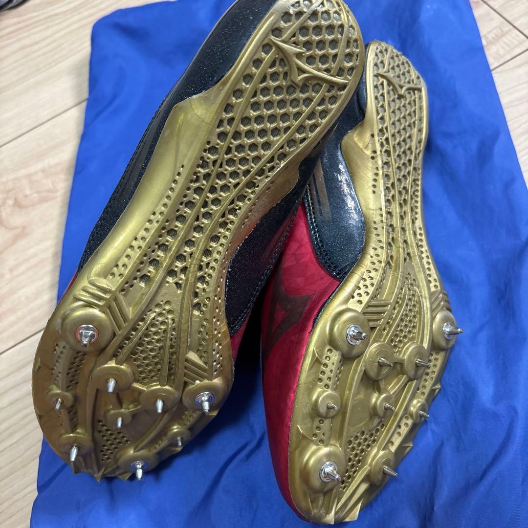 Mizuno 陸上スパイクシューズ 24.0cm レッド