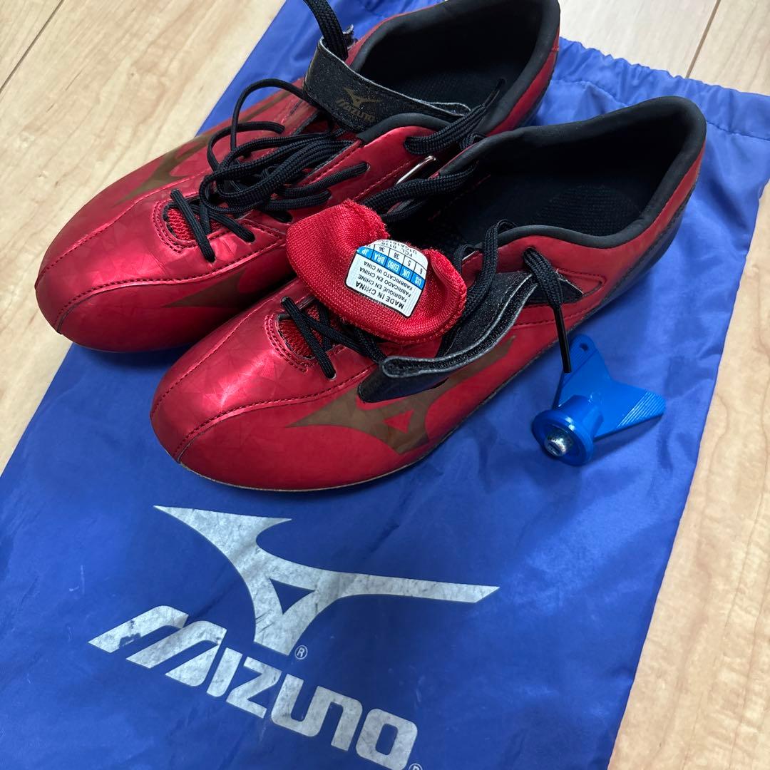 Mizuno 陸上スパイクシューズ 24.0cm レッド