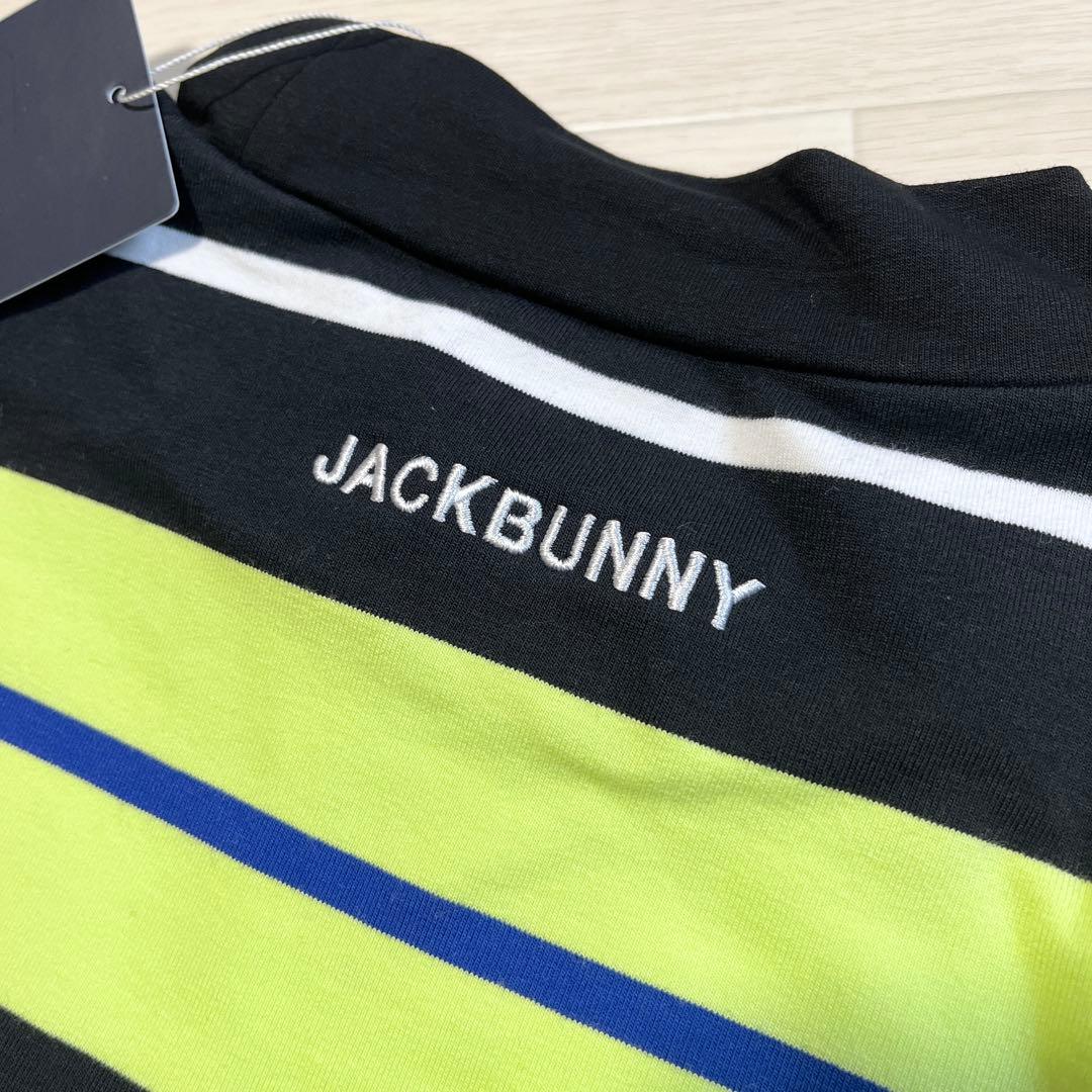 ジャックバニー 長袖 モックネック カットソー ボーダー