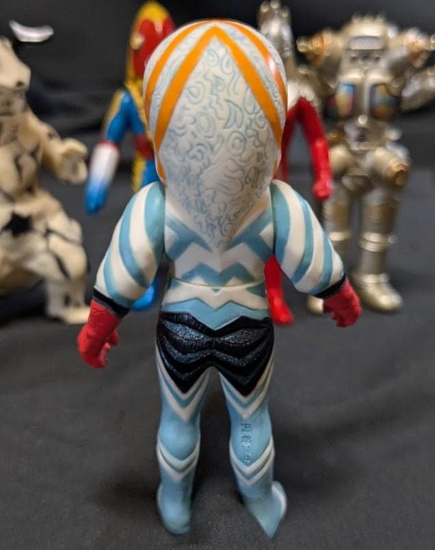ウルトラセブン＆登場怪獣・宇宙人（ソフビ道）他ミニソフビ５体セット