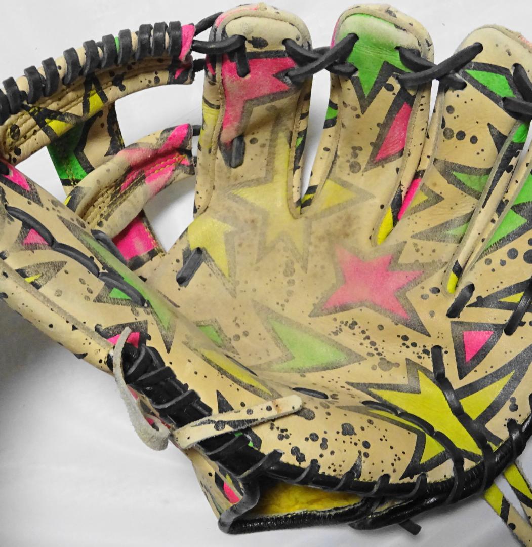 【レア色】ローリングス Rawlings グローブ asics カラフル 右投げ