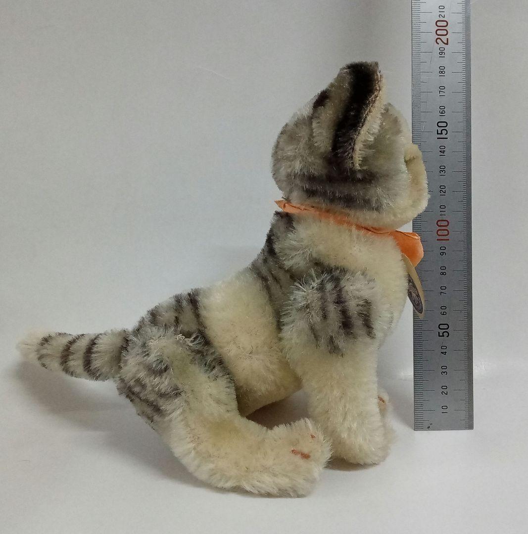 【M02-30】 Steiff シュタイフ Kitty キティ ネコ タグ付き