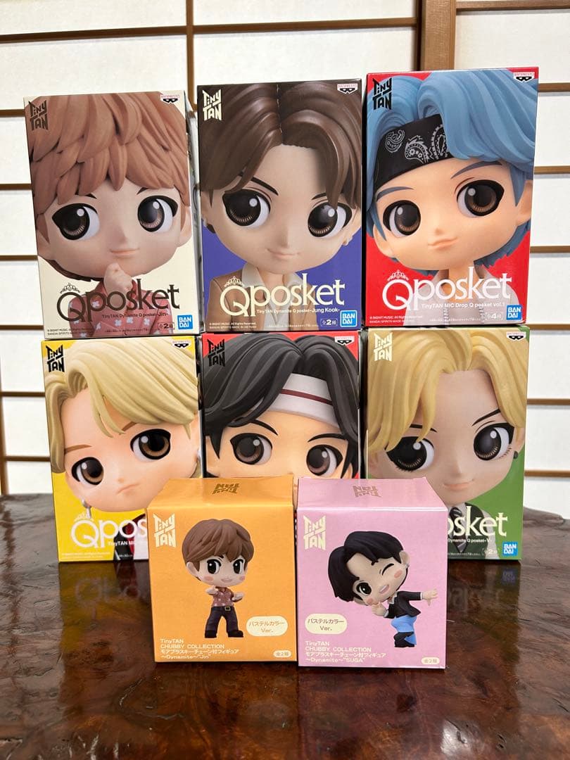 BTS Qposket フィギュア 8体セット