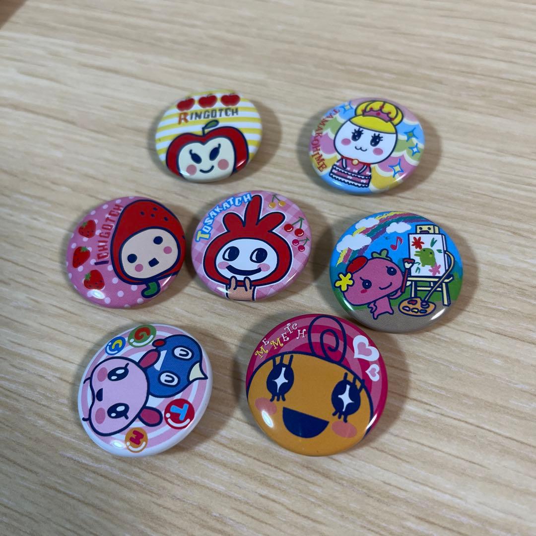 たまごっち　缶バッジ 7個セット 平成レトロ　希少