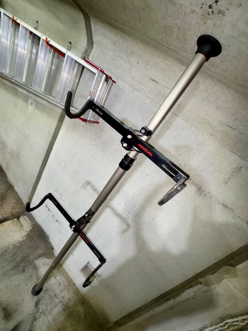 ミノウラ バイクタワー 自転車スタンド 天井高:1.6〜3.1m クレードルx2
