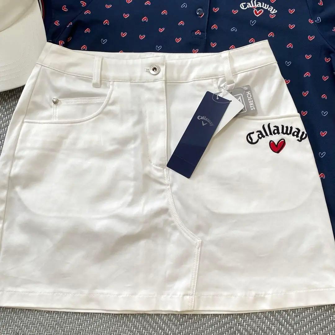 Callaway キャロウェイ　ゴルフウェアセット トップススカート帽子靴下4点